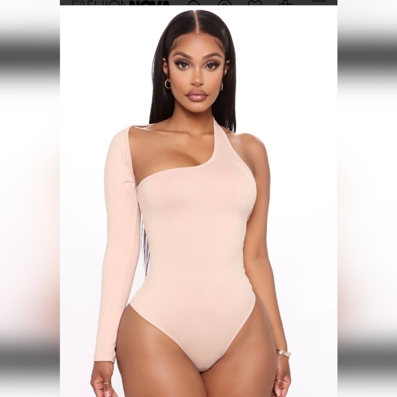 Fashion Nova Tops - Fashion Nova - Arms Around Me Bodysuit- W Sz Small
